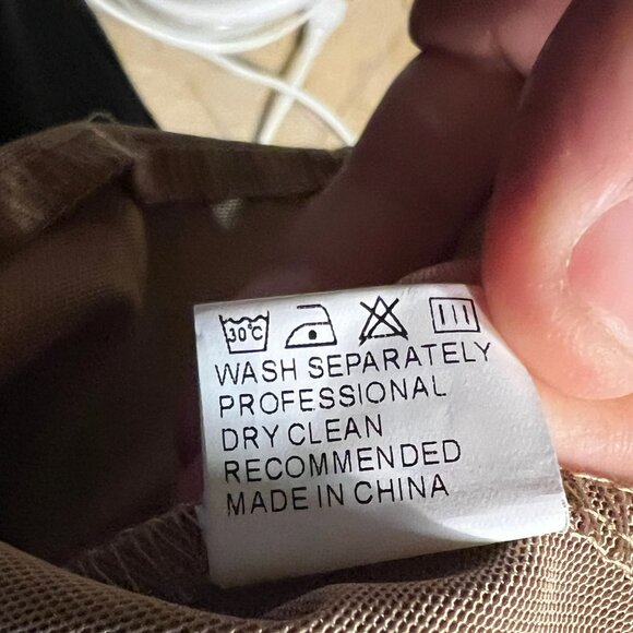 Sheer Mesh Corset Top XS 90% Cotton 10% Spandex Tan Strapless Boning Detail Made - Picture 4 of 5